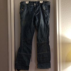 Light Blue Flap Pocket Jeans